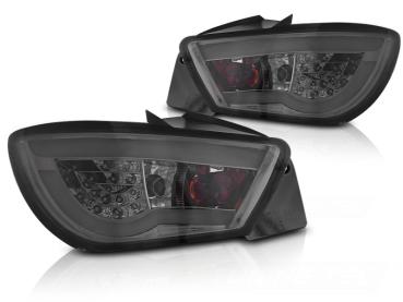 LED Lightbar Rückleuchten für Seat Ibiza 6J 3 Türer Bj. 08-15 Smoke